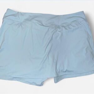 Real Essentials Womens Skirt Size 3x Blue Lined Skirt Athletic Plus Size Active